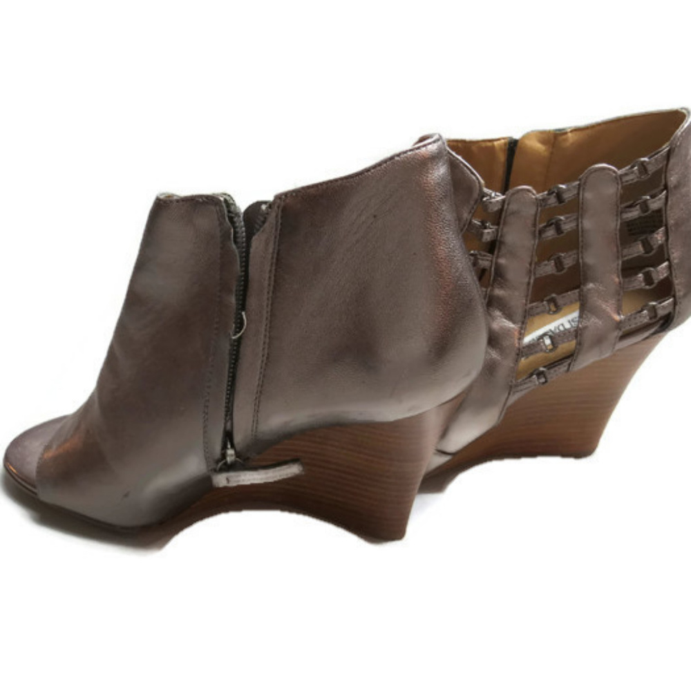 Kelsi Dagger Booties Bronze Metallic Brown Size 7
